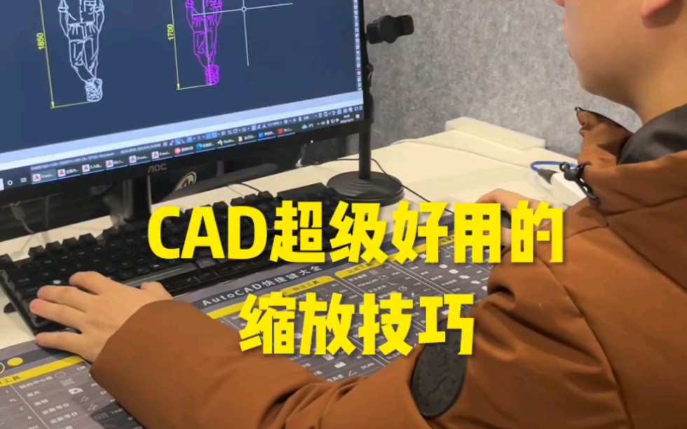 cad好用的缩放技巧哔哩哔哩bilibili