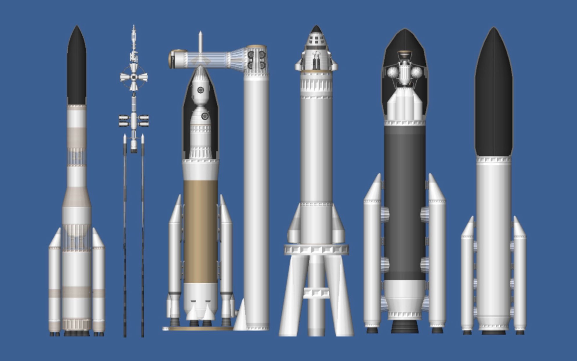 自制火箭合集 - 蓝图链接