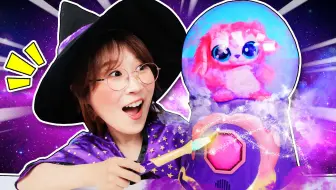 魔法水晶球玩具开箱！状况百出，夏天能成功召唤精灵吗？