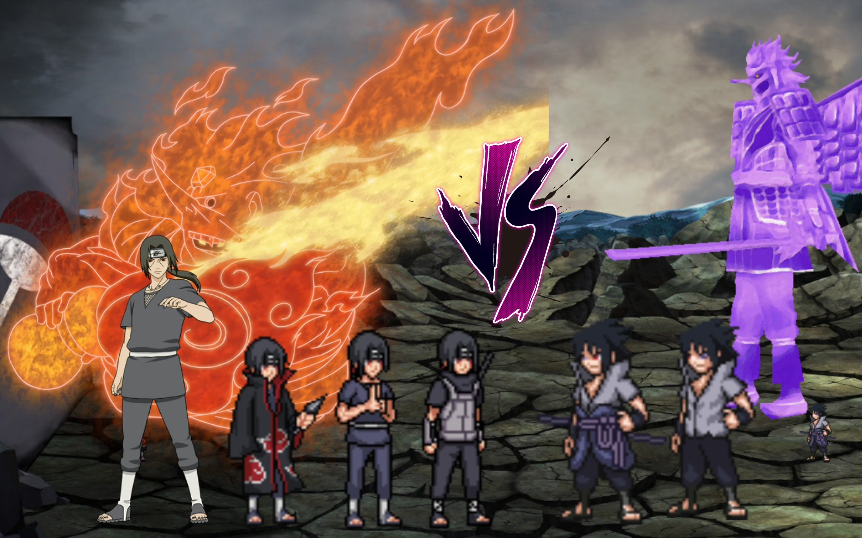 宇智波鼬vs宇智波佐助