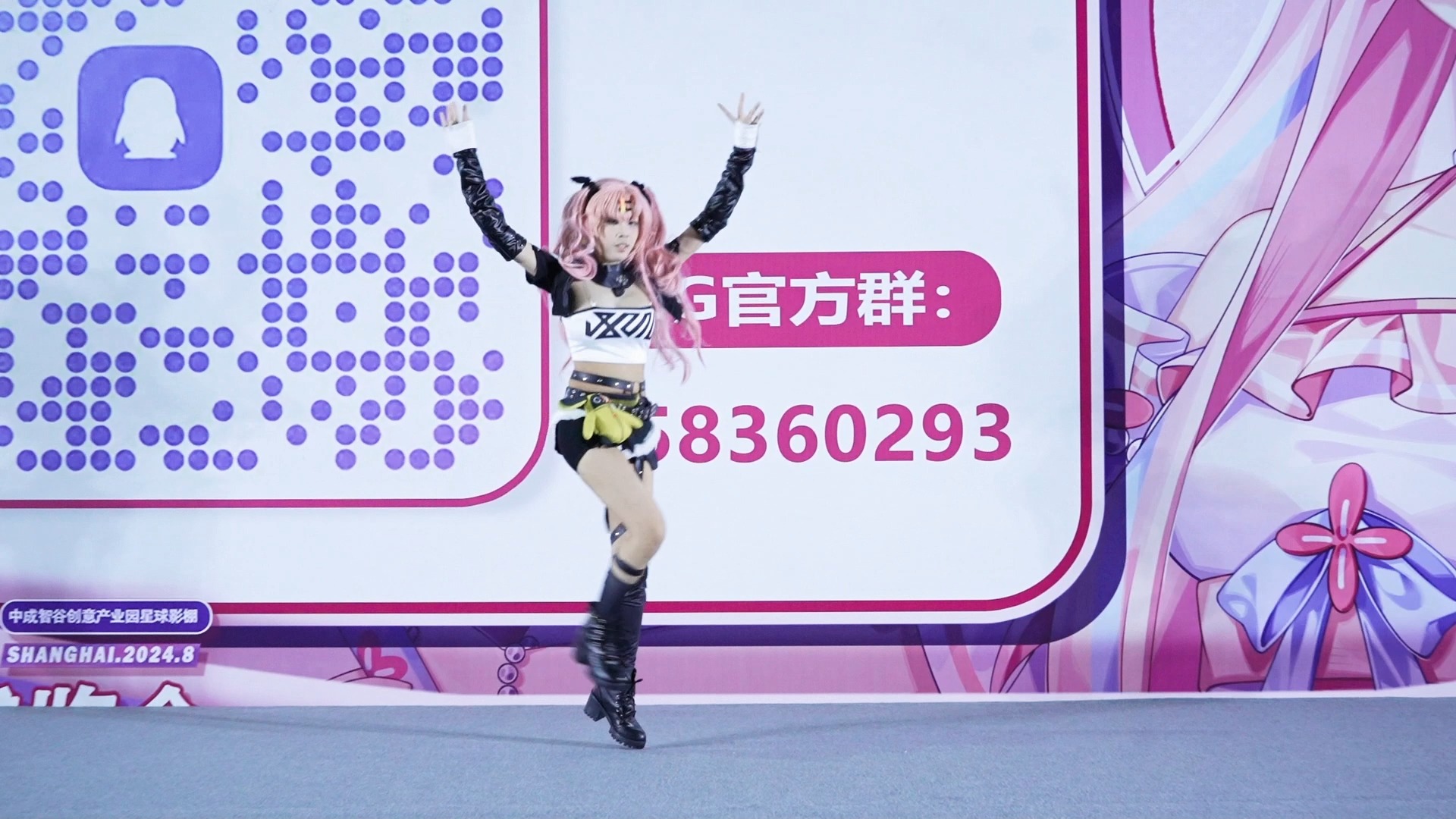 上海icg动漫游戏展二次元国漫美女原神cos幻清自由舞台