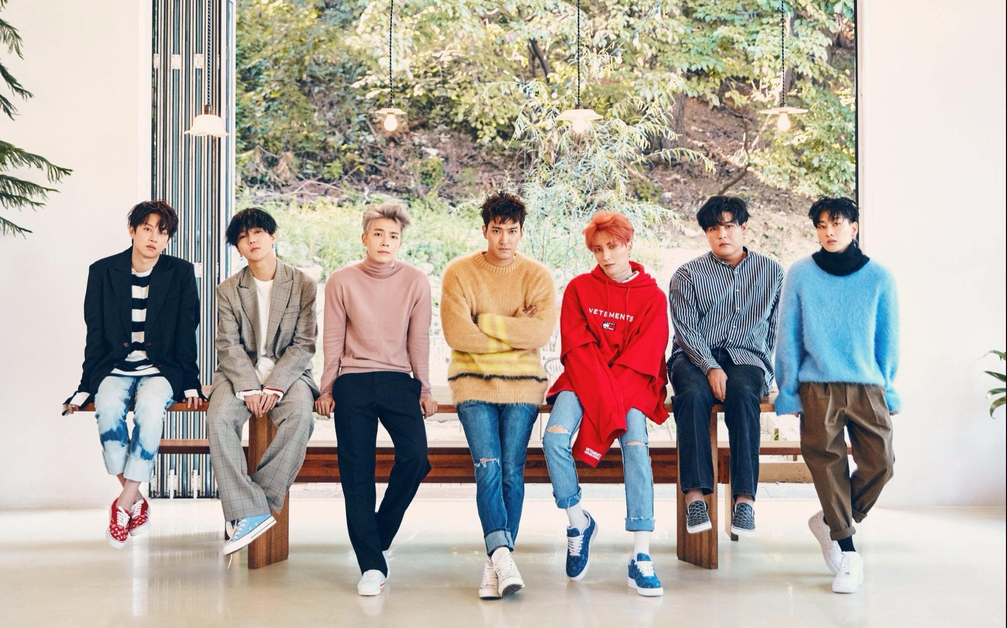 【super junior】black suit打歌舞台混剪【一键换装】