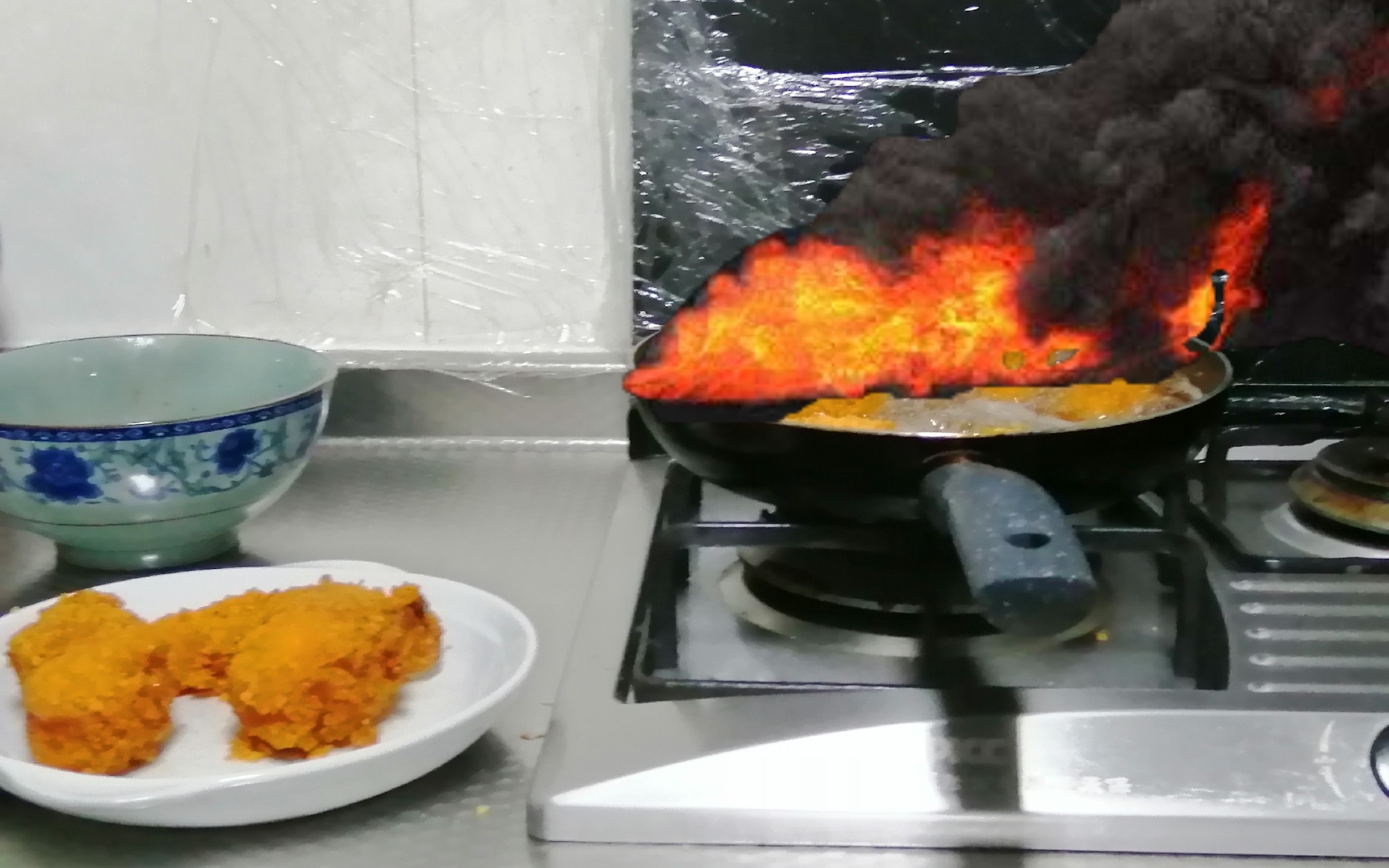 【气泡】炸鸡(×)炸厨房(√)_哔哩哔哩 (゜-゜)つロ 干杯~-bilibili