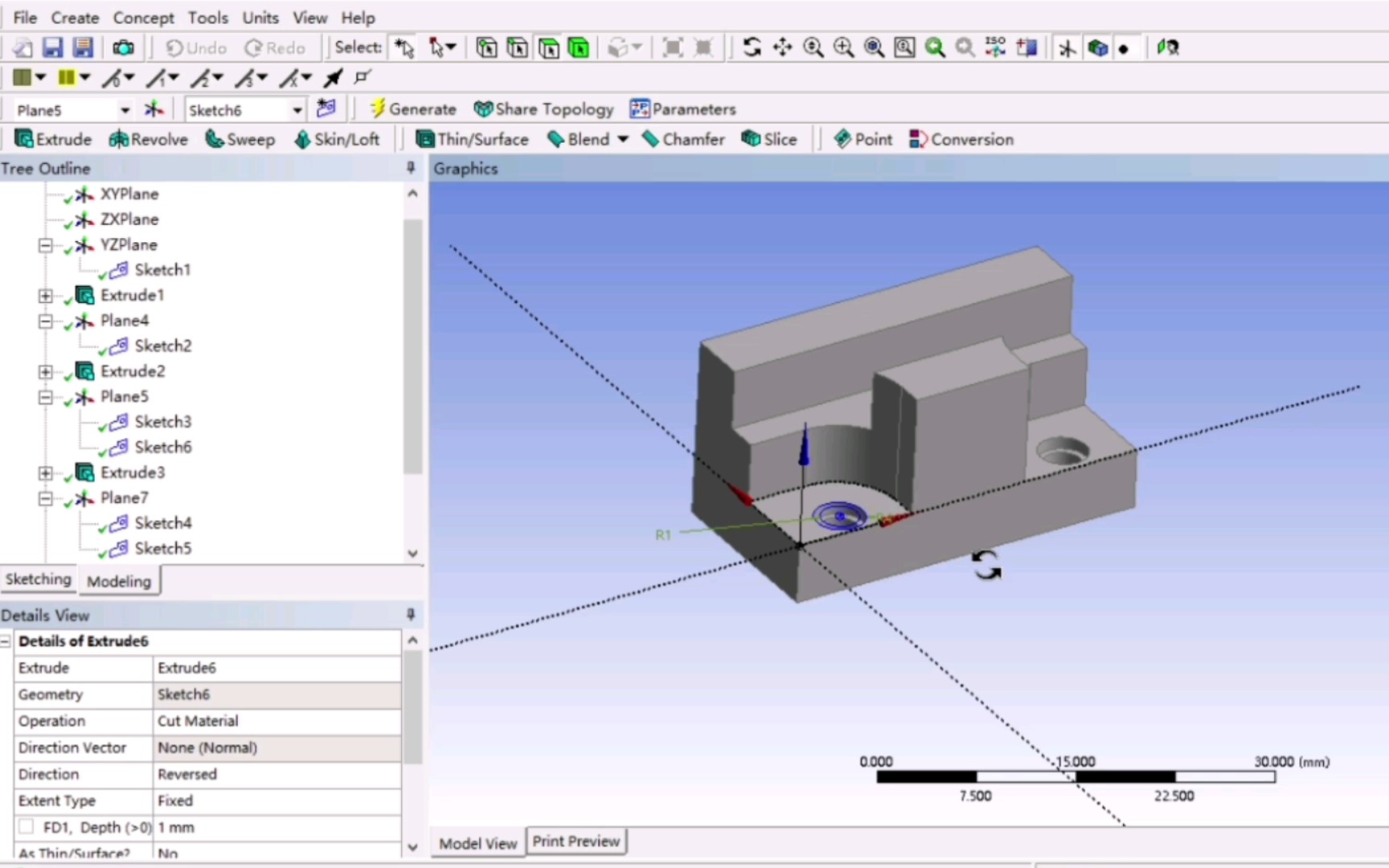 [图]ANSYS workbench2020 【2、简单建模（基台）】