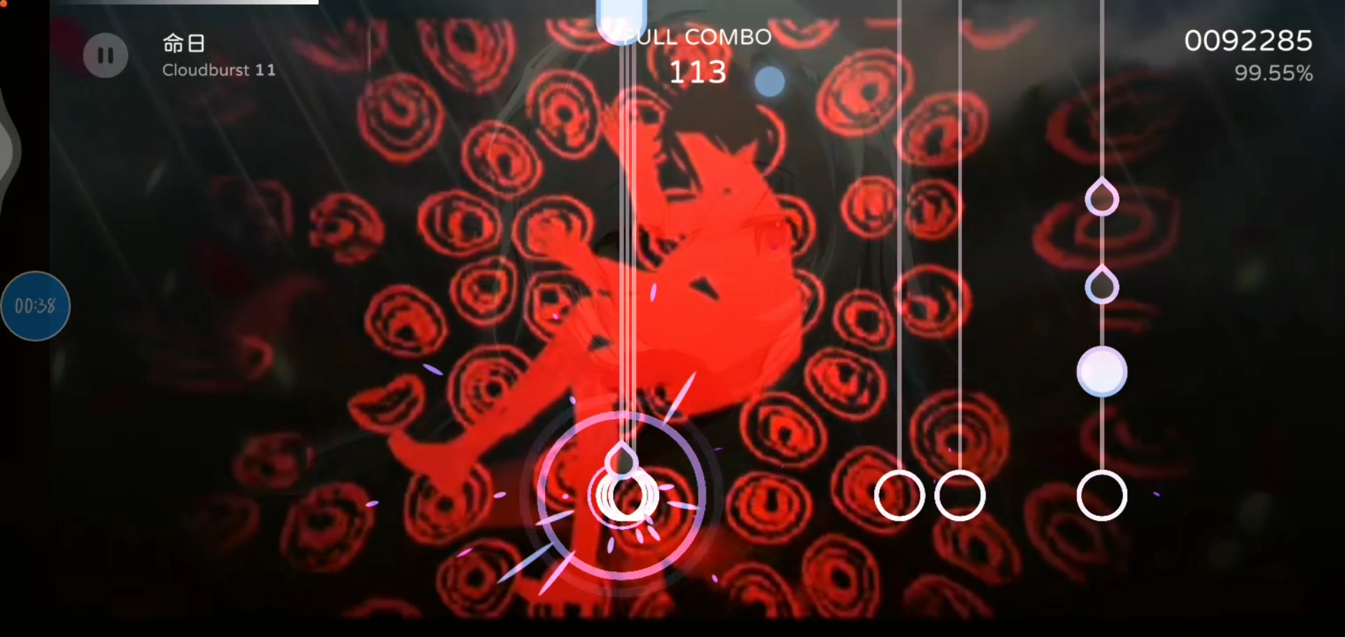 音游milthm〗:命日 -leaf,附bga,难度:cloudburst 11 fc-2