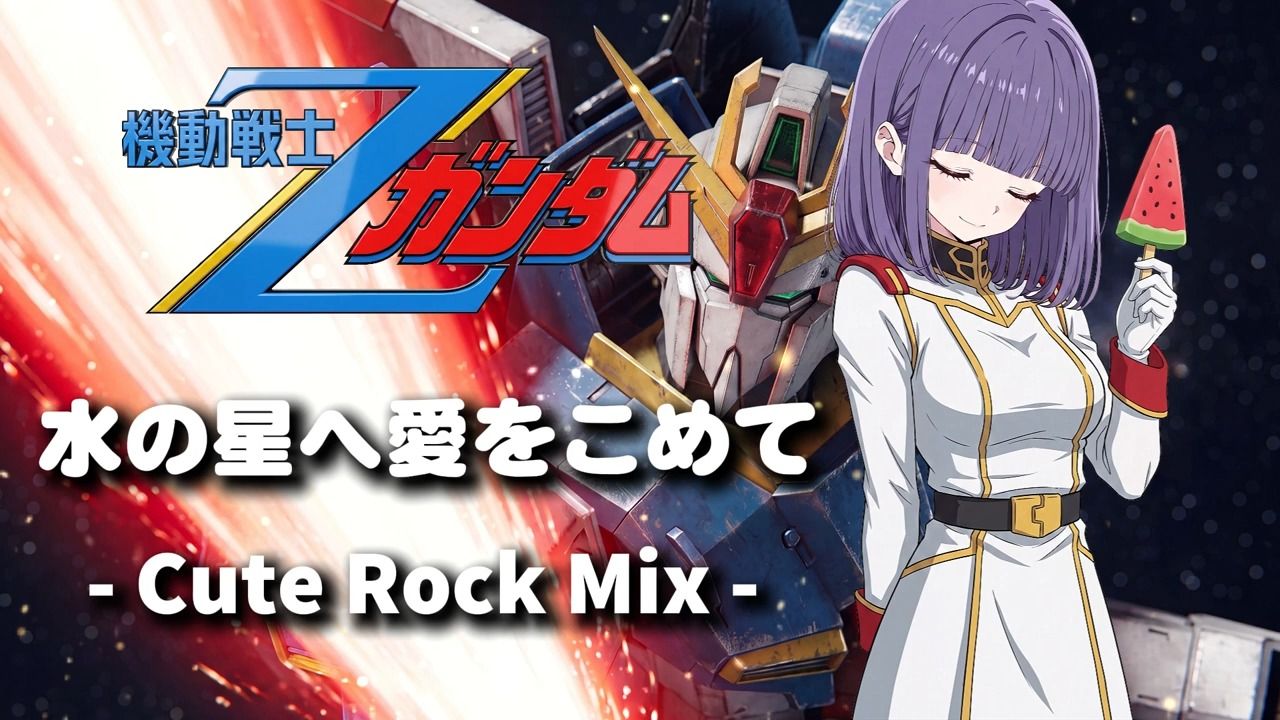 可爱摇滚之《机动战士Z高达》主题曲《水の星へ愛をこめて》