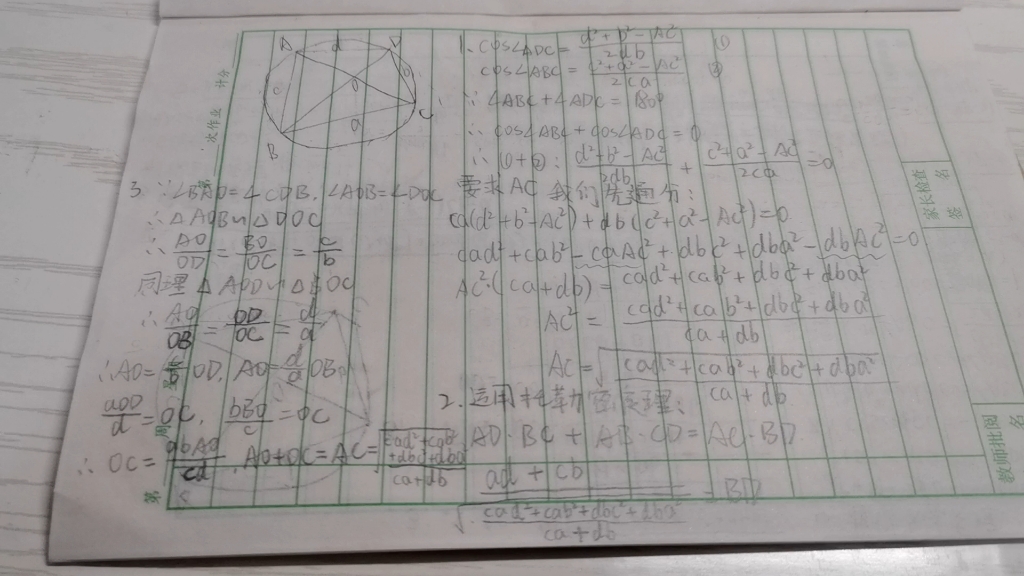 最全关于圆内接四边形介绍(第一期)哔哩哔哩bilibili