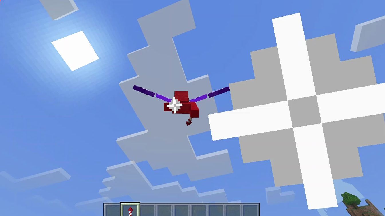 【mc15周年】基岩版twitch披风 鞘翅形态演示