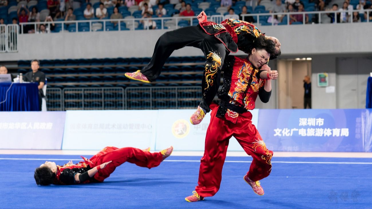 10分 2023年全国武术套路锦标赛 对练