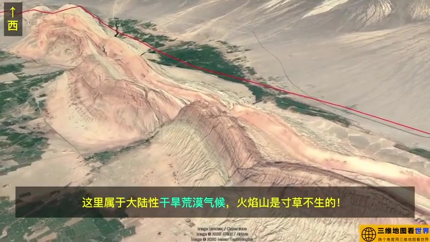 [图]唐僧西天取经路线图，三维地图高度还原，翻越雪山大漠、绝壁深渊！