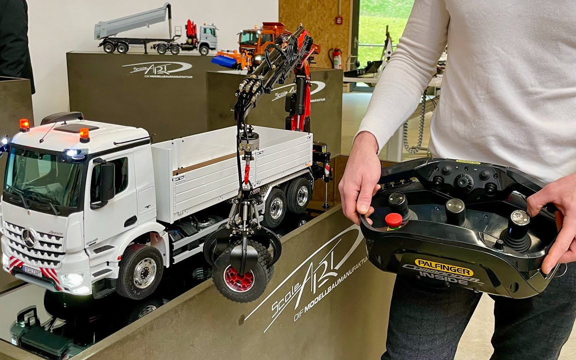 【rc】遥控奔驰自卸车开箱测试