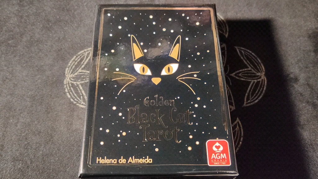 【开箱·牌面欣赏】金色黑猫塔罗牌golden black cat tarot