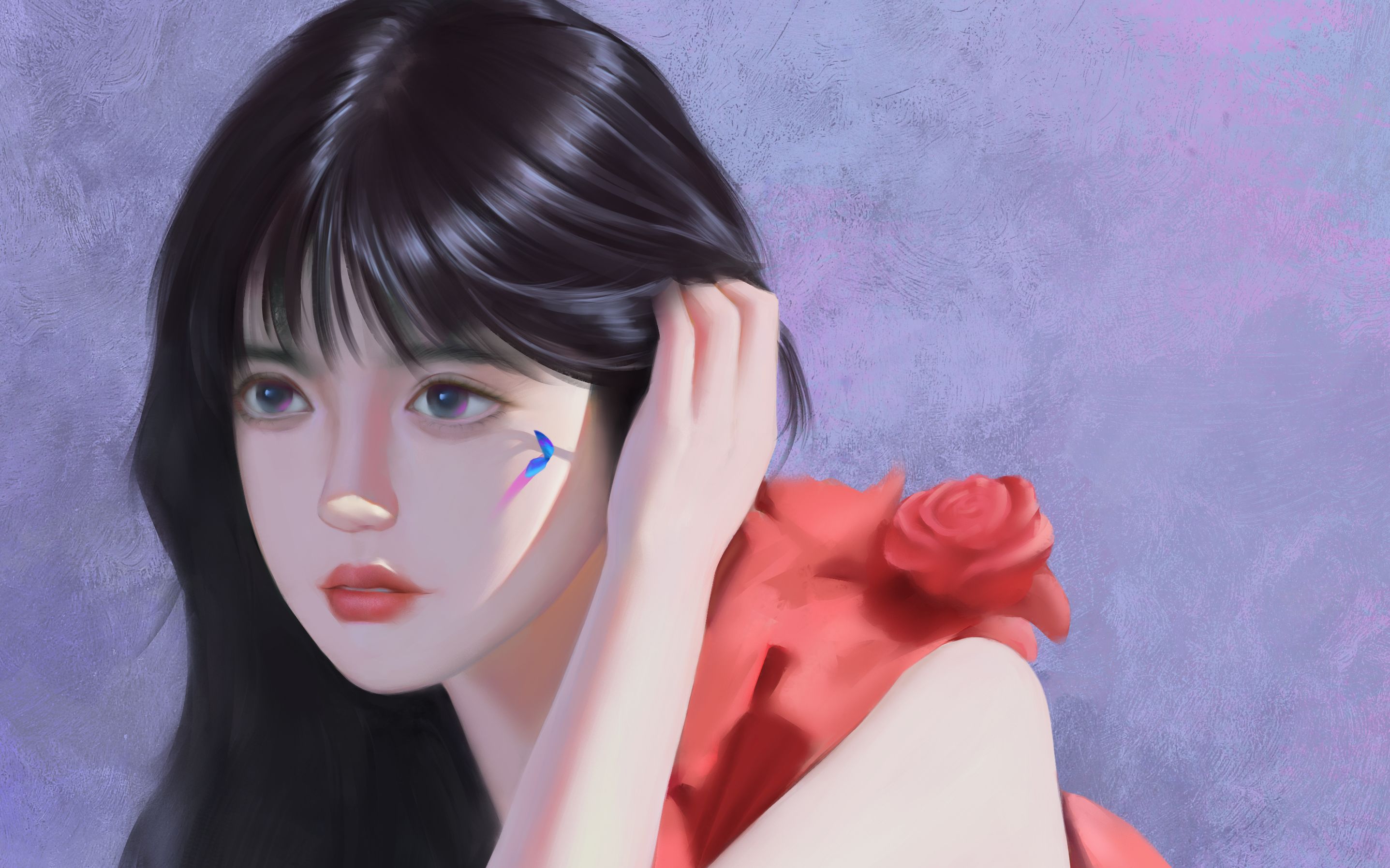 板绘过程你以为我每天画美女很快了吗我的快乐你想象不到