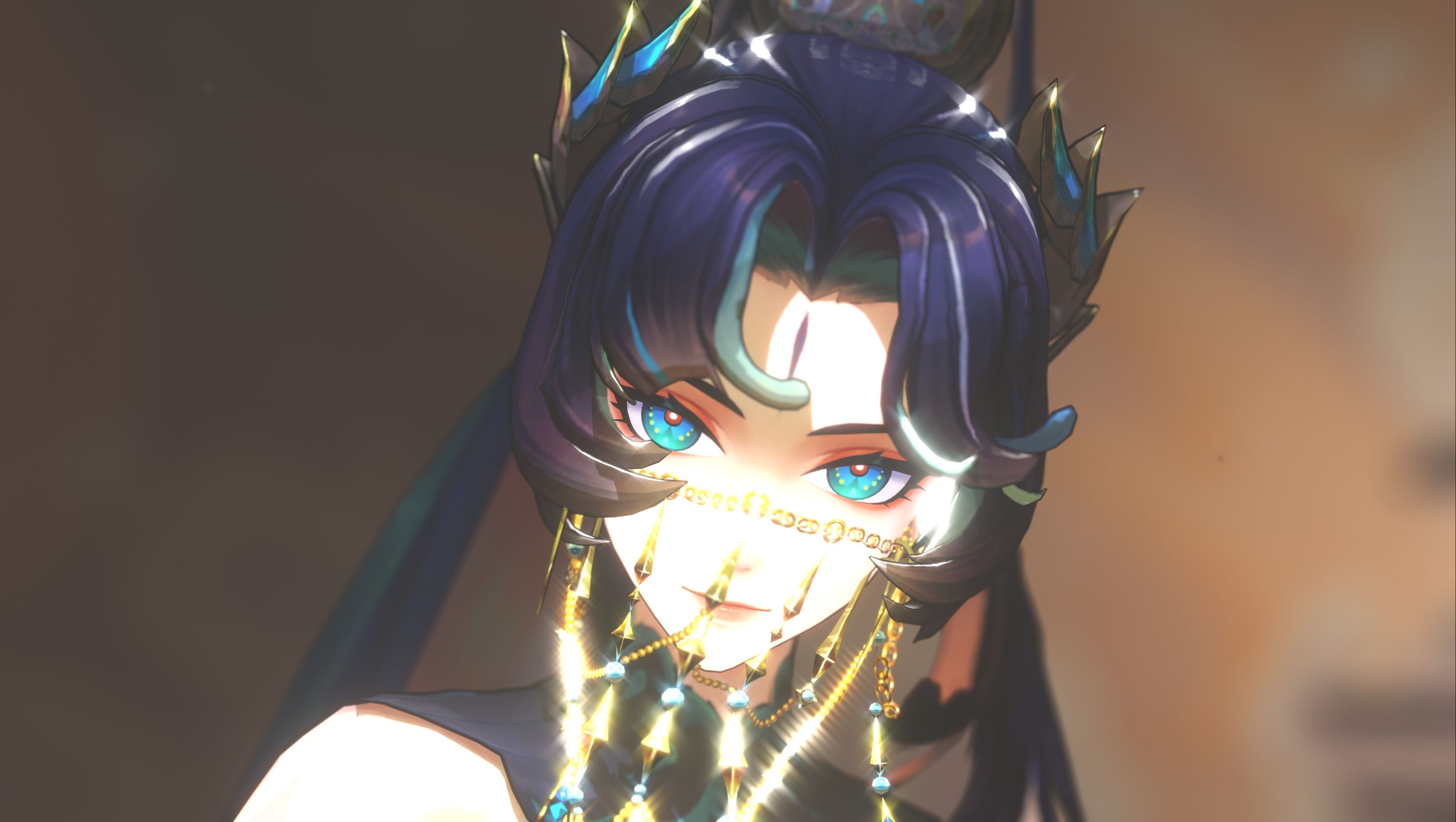 孔雀明王-精卫【阴阳师 mmd/竖屏版/blender三渲二/4k】