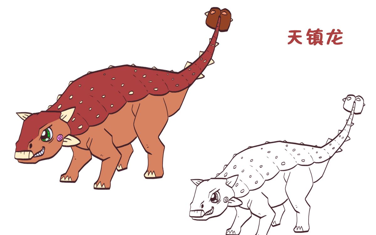 简笔画大全,天镇龙(一)