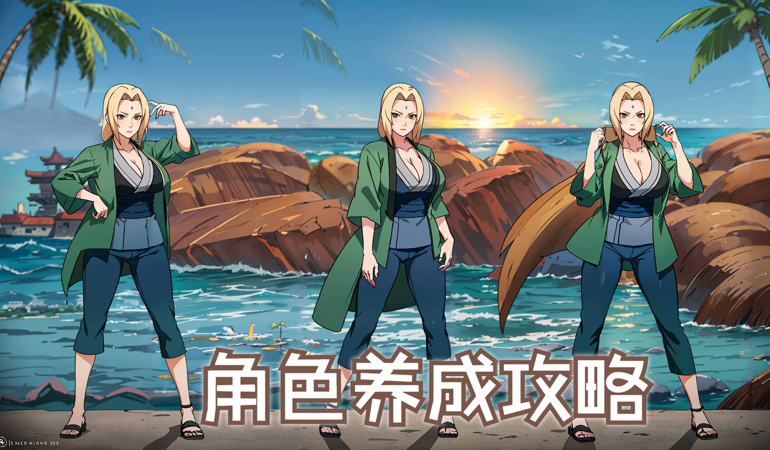 纲手.沙滩舞.你一定没见过