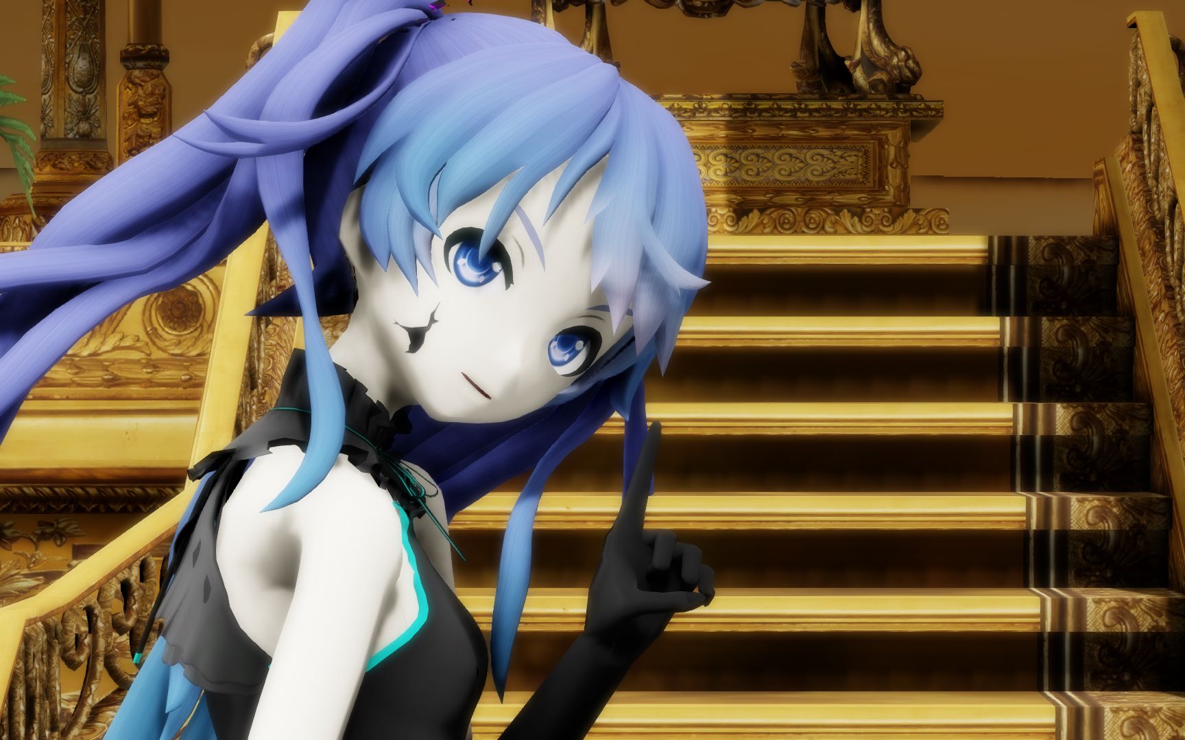 【歌姬计划mmd】幽灵法则-ゴーストルール(重制版,已修复穿模)_哔哩