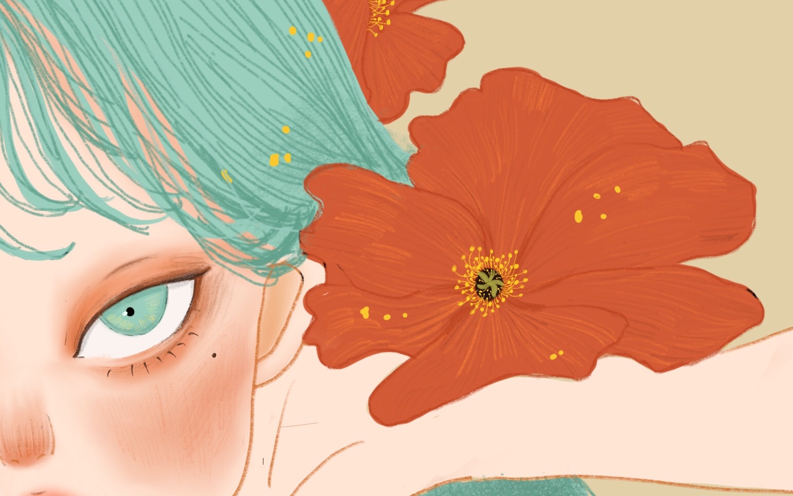 【ipad绘画】椿花