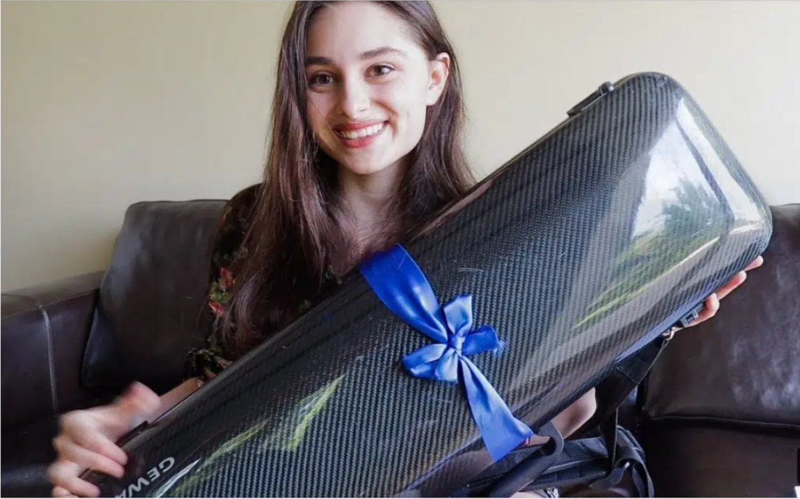 esther abrami - 捐赠我的小提琴盒!donating my violin case!