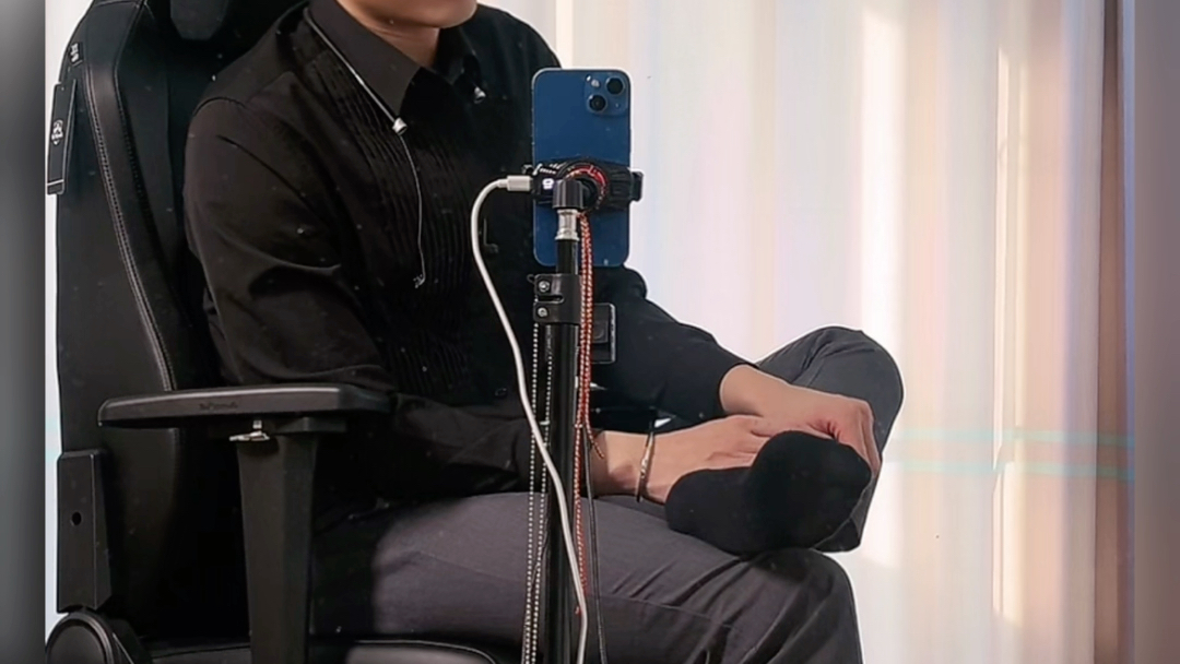 188模特正装黑袜大脚底