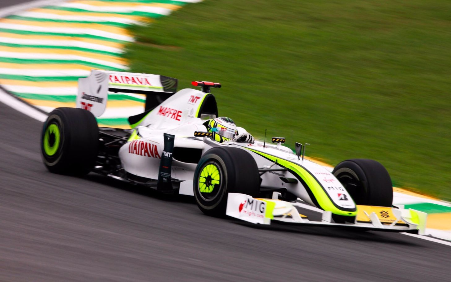 f1ai100布朗gp巴西站圣保罗英特拉格斯赛道试手视频