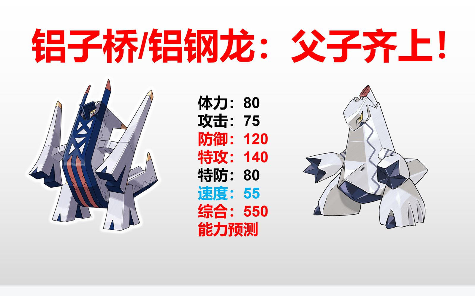 【新宝可梦吐槽】铝钢龙父子:钢龙家没有弱者!