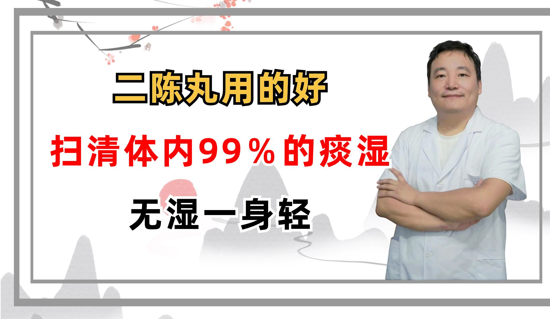 二陈丸用的好,能扫清体内99%的痰湿,无湿一身轻!哔哩哔哩bilibili