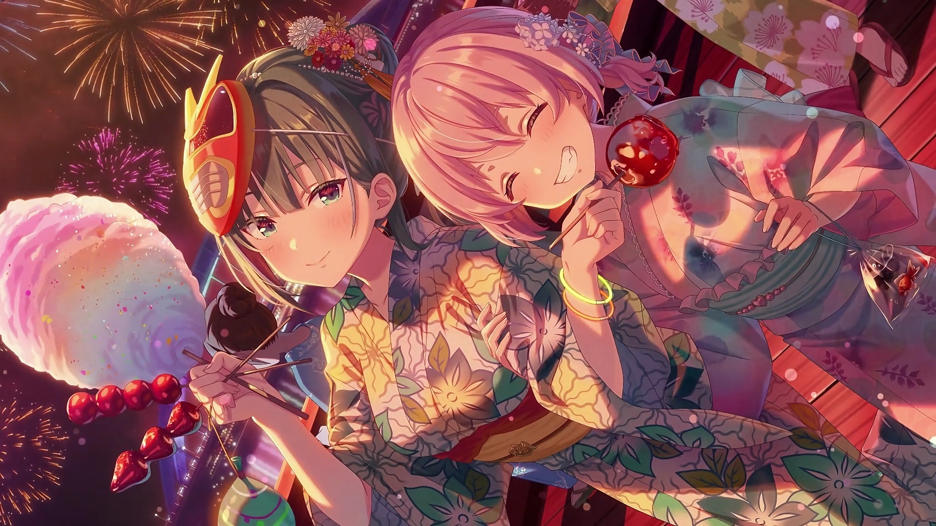 【偶像荣耀/8k】于夜空中绽放的盛夏之花 小美山爱