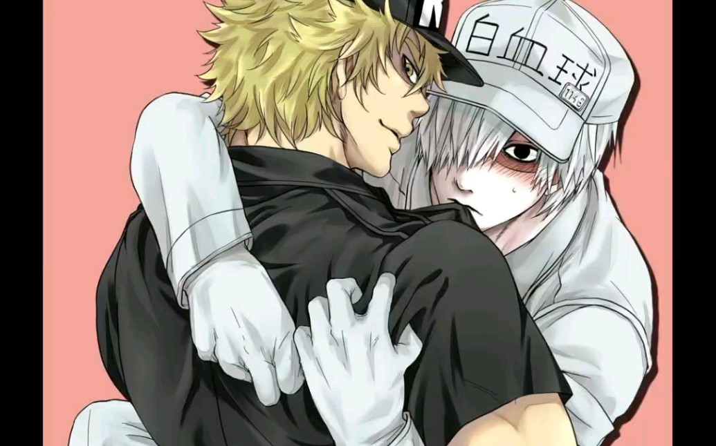 意外的发现了工作细胞中的cp照片,白哥真可爱~_哔哩哔哩_bilibili