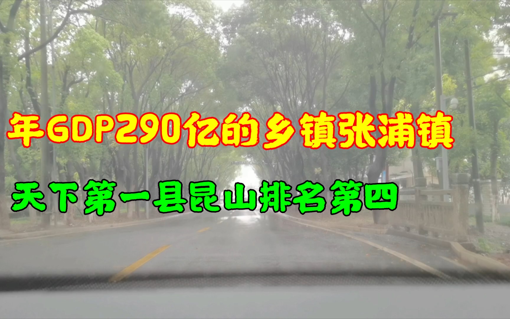 连GDP290亿的乡镇张浦镇,在天下第一县昆山可以排名第四.哔哩哔哩bilibili