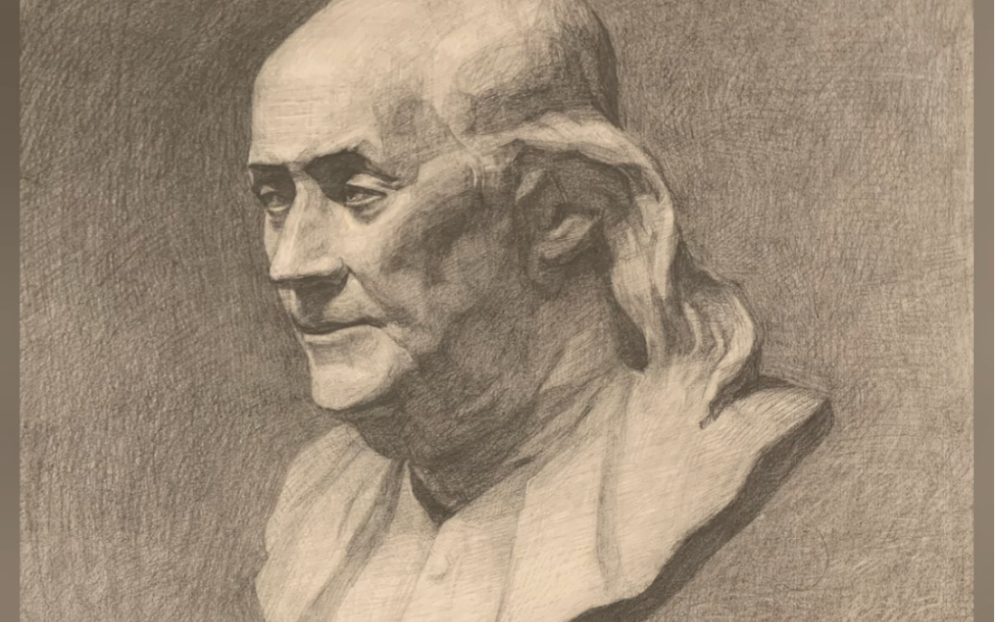 富兰克林长期素描写生