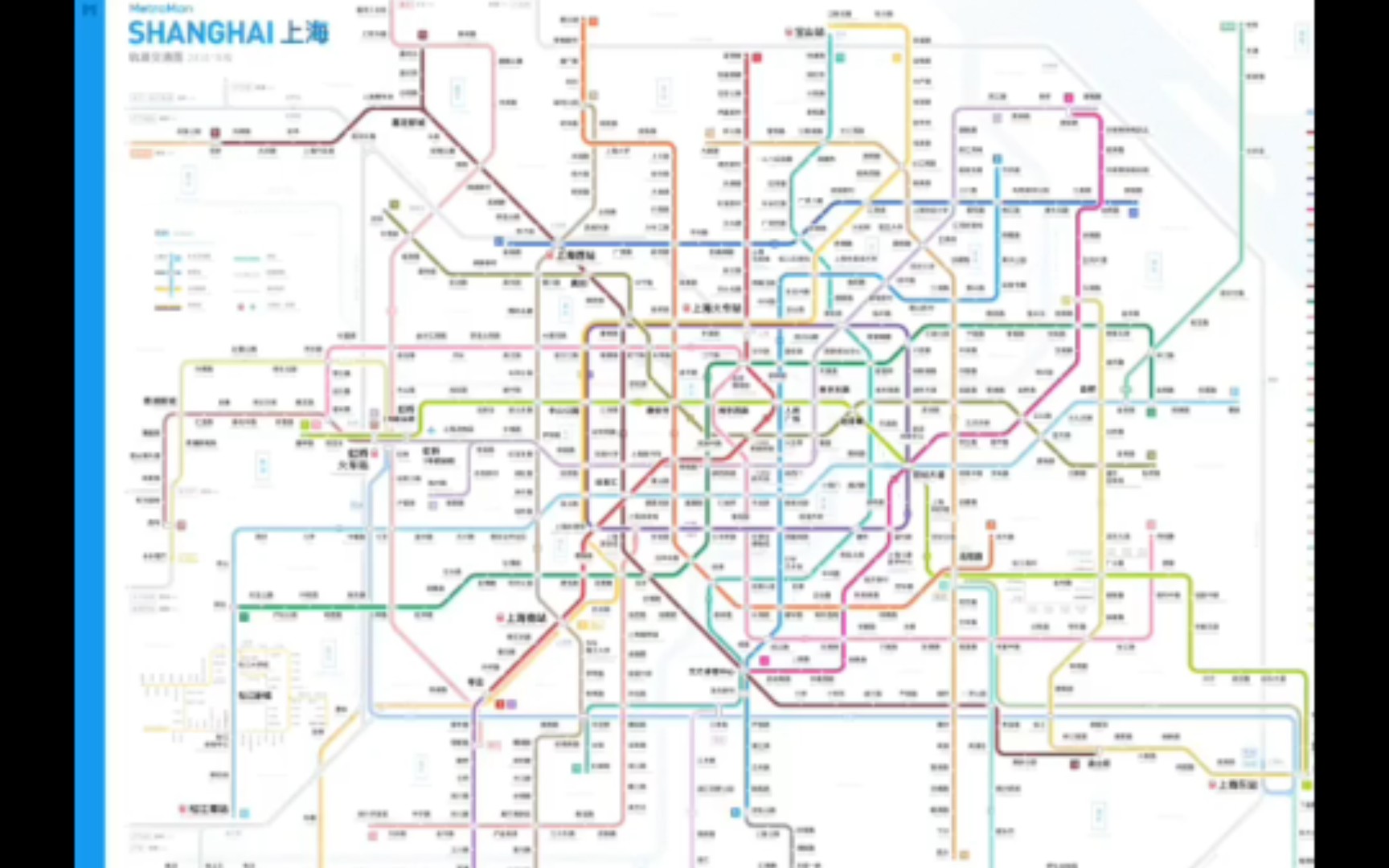 上海浦江线地铁线路图图片