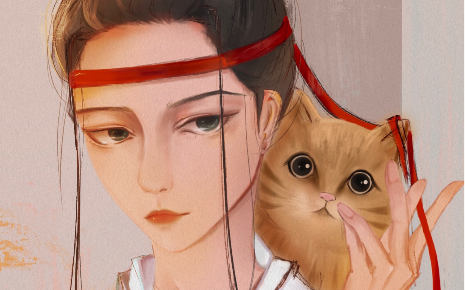 【procreate】沈公子,撸猫吗晚上睡不着摸一张