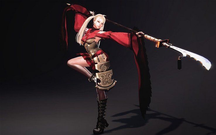 洛奇英雄传-东方公主琳 正侧背三视图动画制作参考