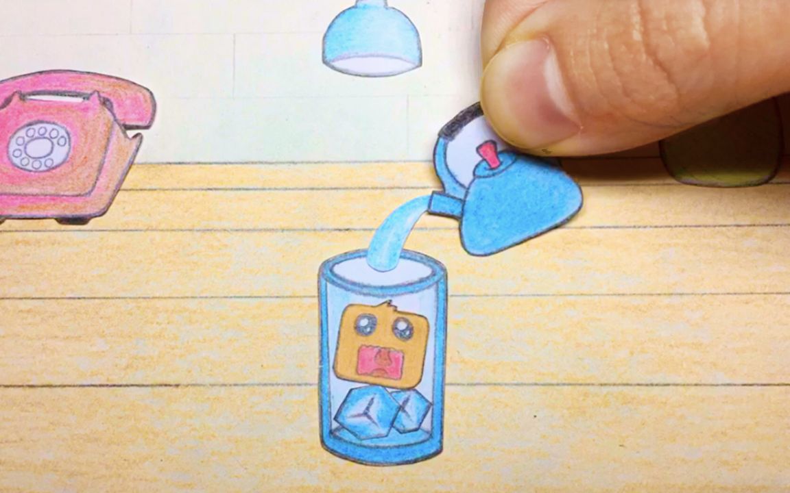 【丁格镇】定格动画:泡一杯温柔怪味水,每一秒都好有趣_哔哩哔哩 (゜