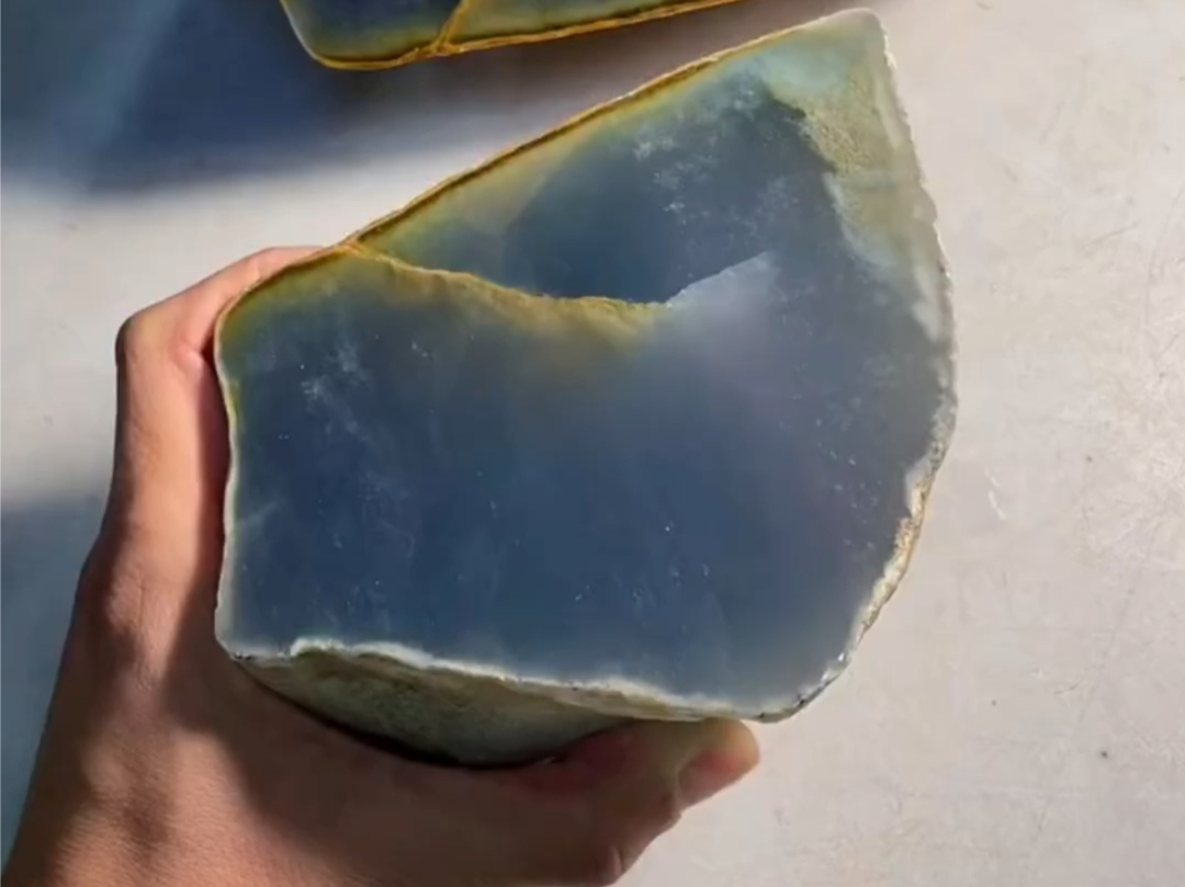 翡翠原石直接开整