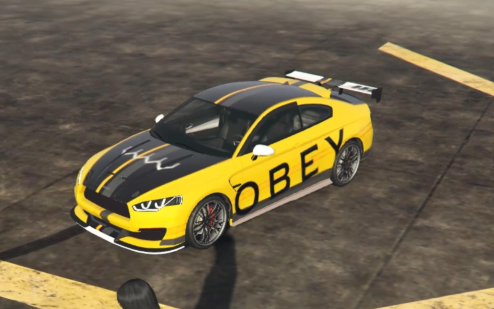 gtaol跑车:奥北8f 尾随者 展台皮肤3系列改装涂装皮肤分享