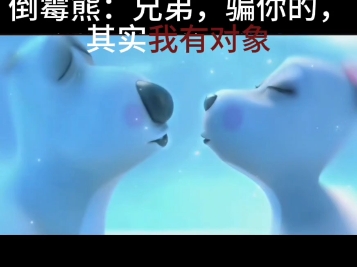 倒霉熊:其实我有对象