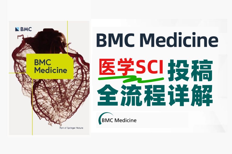 [图]BMC Medicine期刊投稿全流程详解_医学论文投稿教程EP34