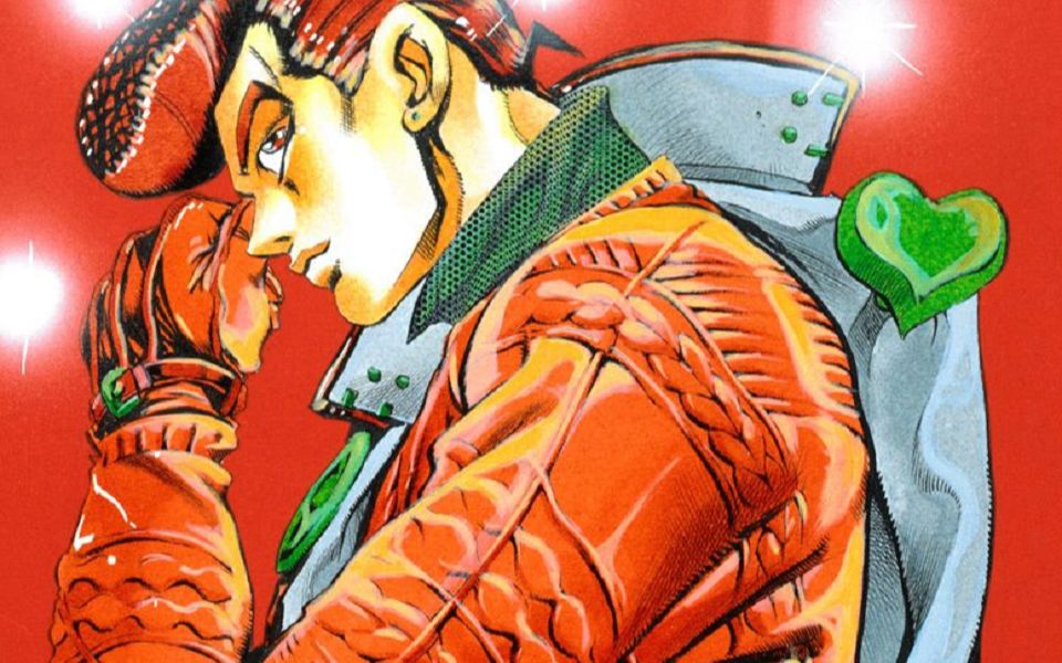 不灭钻石原作中的骚气封面