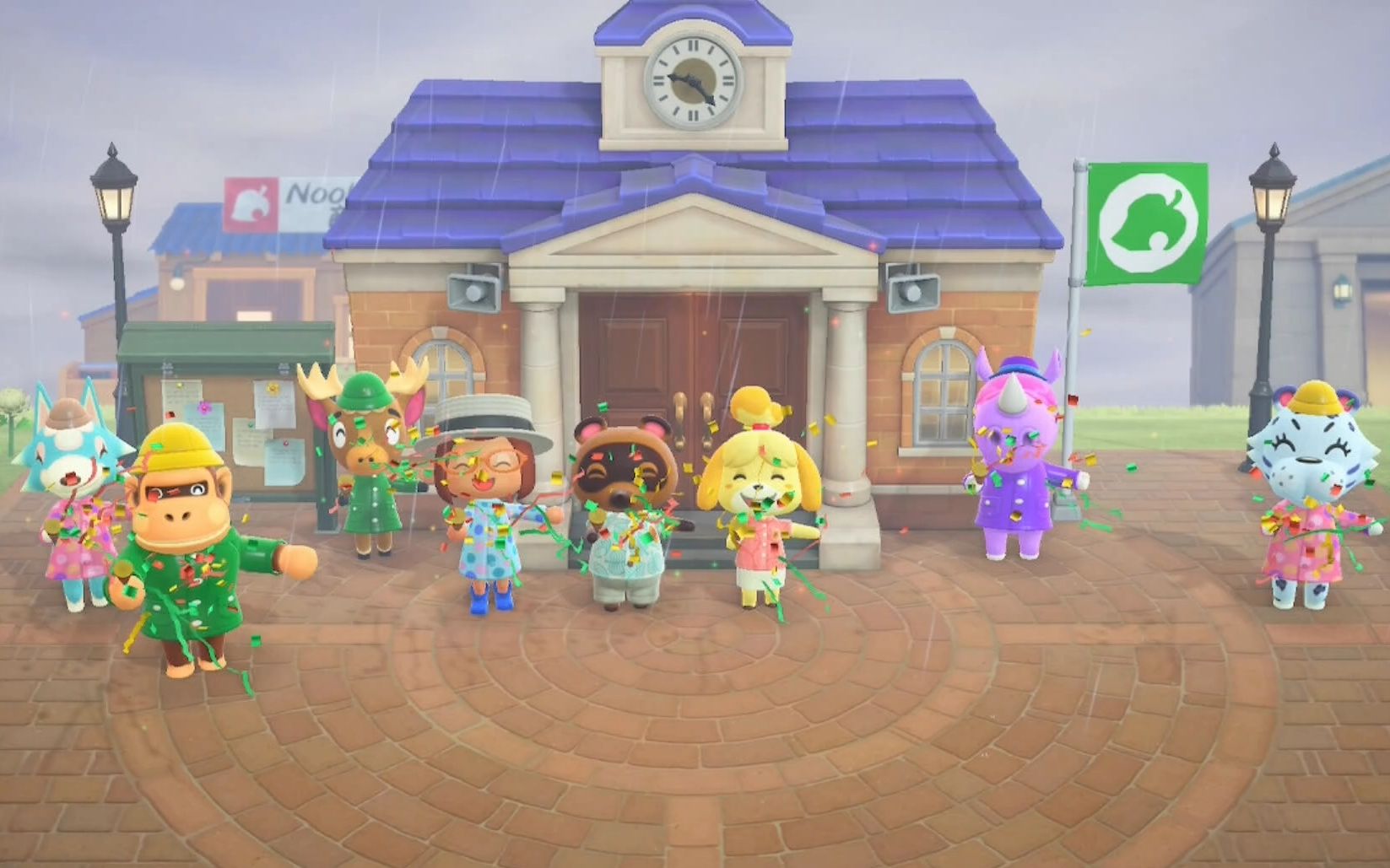 【虎皮呆椒】动物森友会3.27.  服务处建成,西施惠来啦!