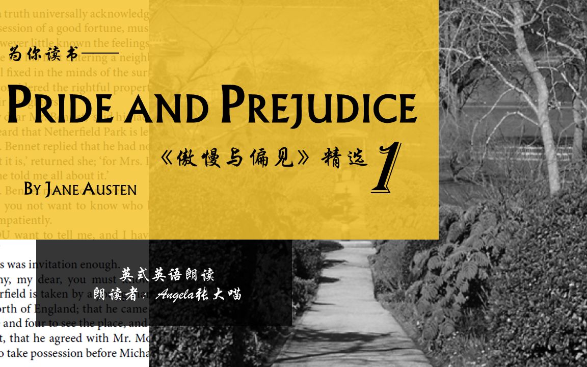 【为你读书】英式英语朗读——Pride and Prejudice《傲慢与偏见》精选1哔哩哔哩bilibili