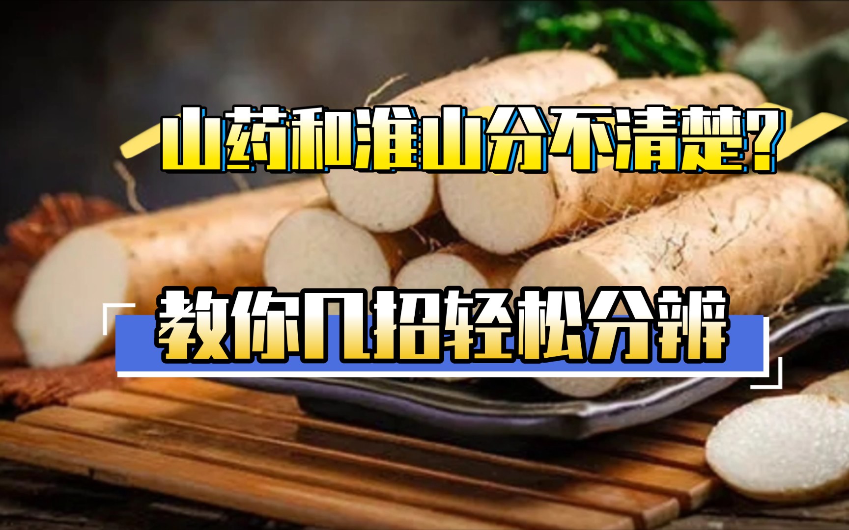 山药和淮山分不清楚?教你几招轻松分辨,让你不被骗不乱补哔哩哔哩bilibili