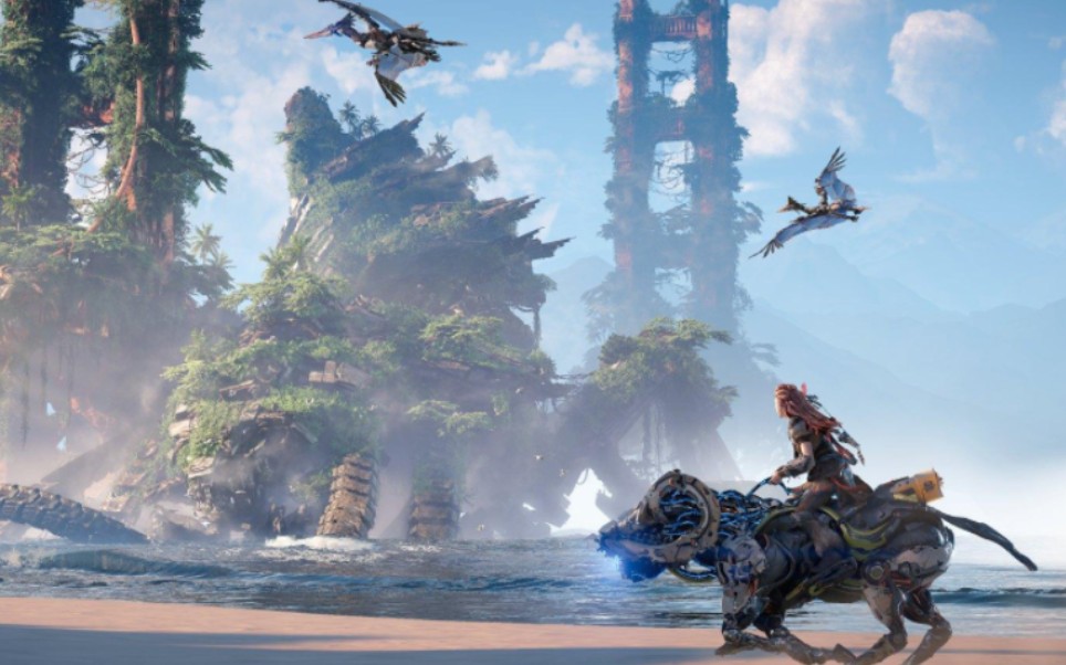 《ps5版地平线二画质模式画面演示》