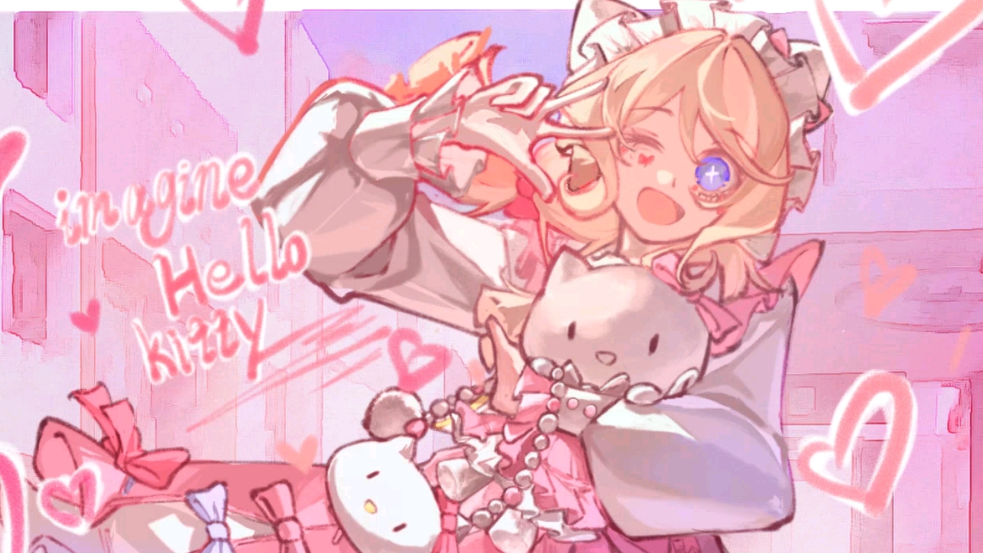 是蒸汽波下的艾玛小蛋糕