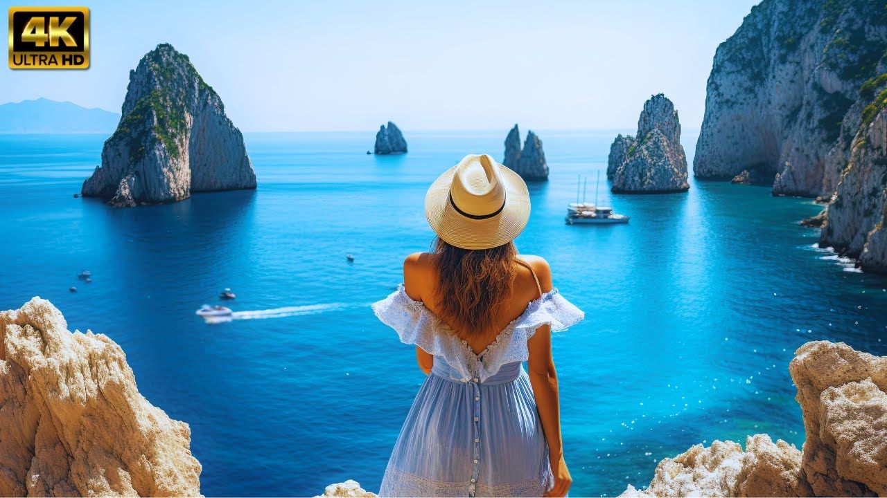 【4k60帧】意大利卡普里岛旅行,世界上最美的岛屿