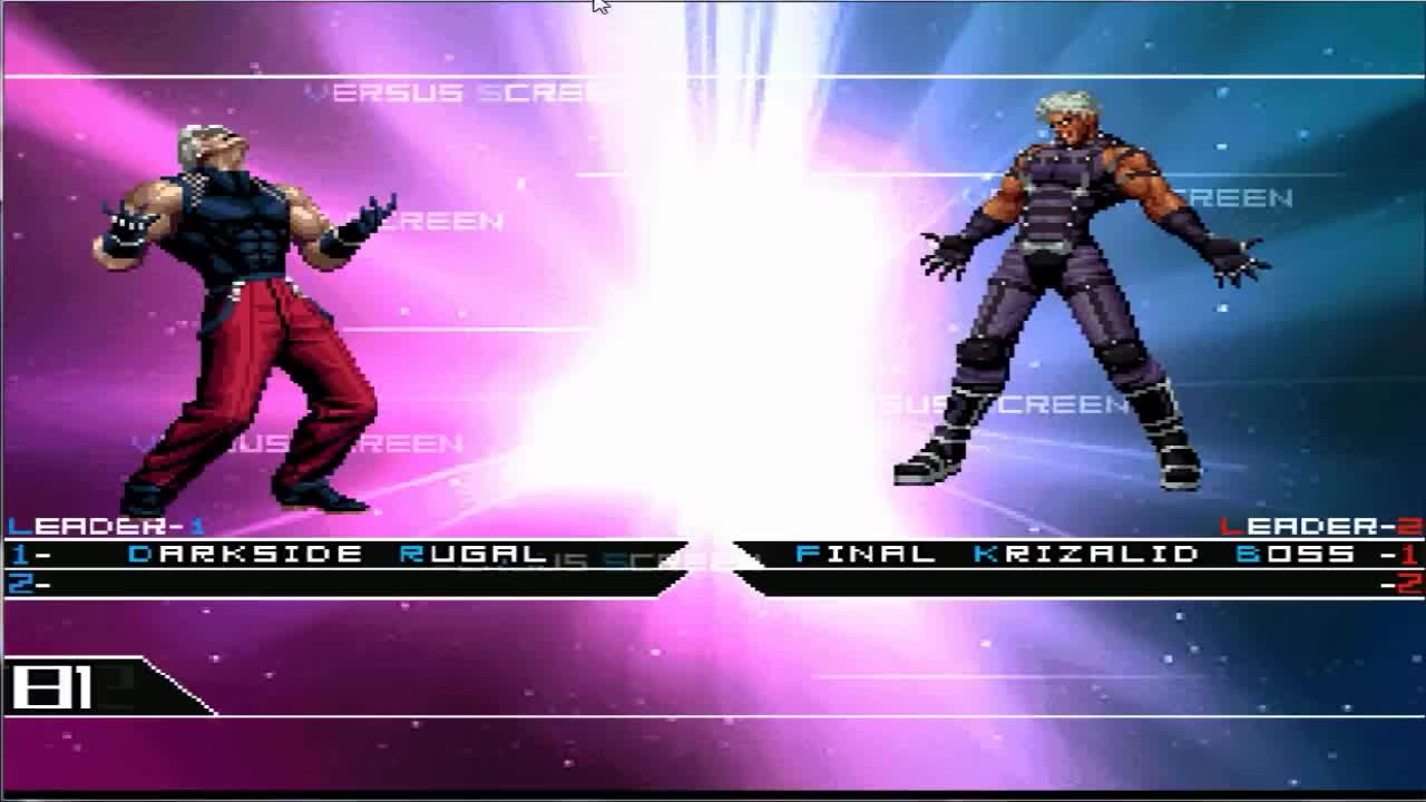 [图]Kof Mugen Darkside Rugal VS Nests Boss Team