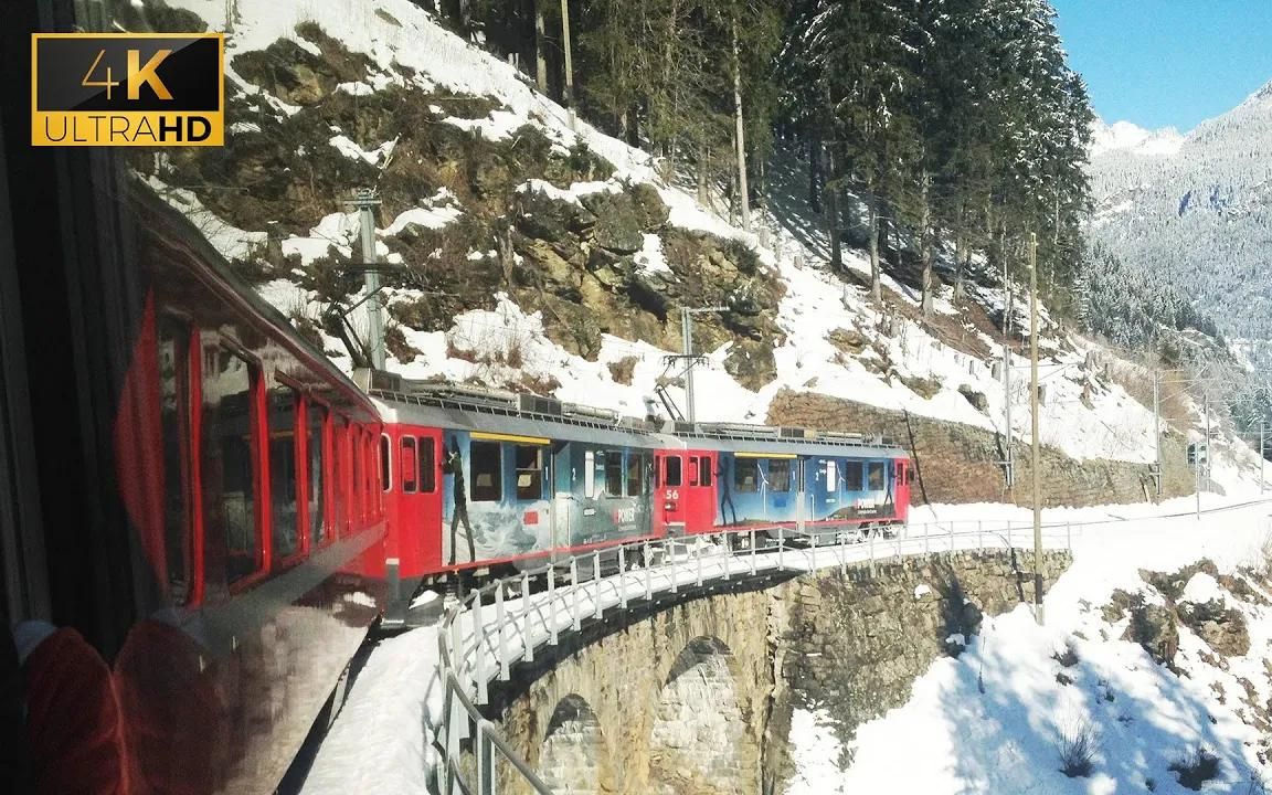 [图]【白噪音】穿越阿尔卑斯山的火车之旅