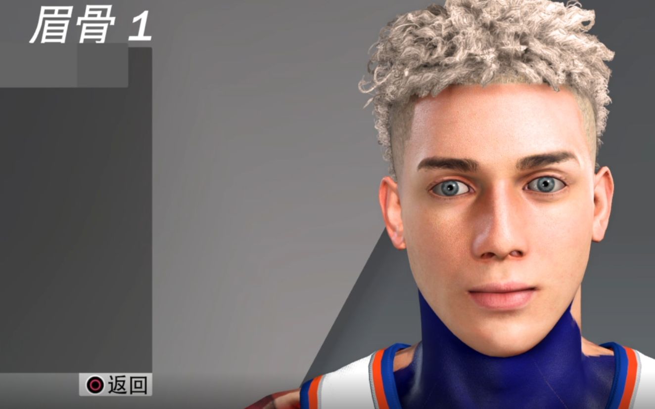 小雏田捏脸ps4nba2k20自制超帅小鲜肉捏脸数据