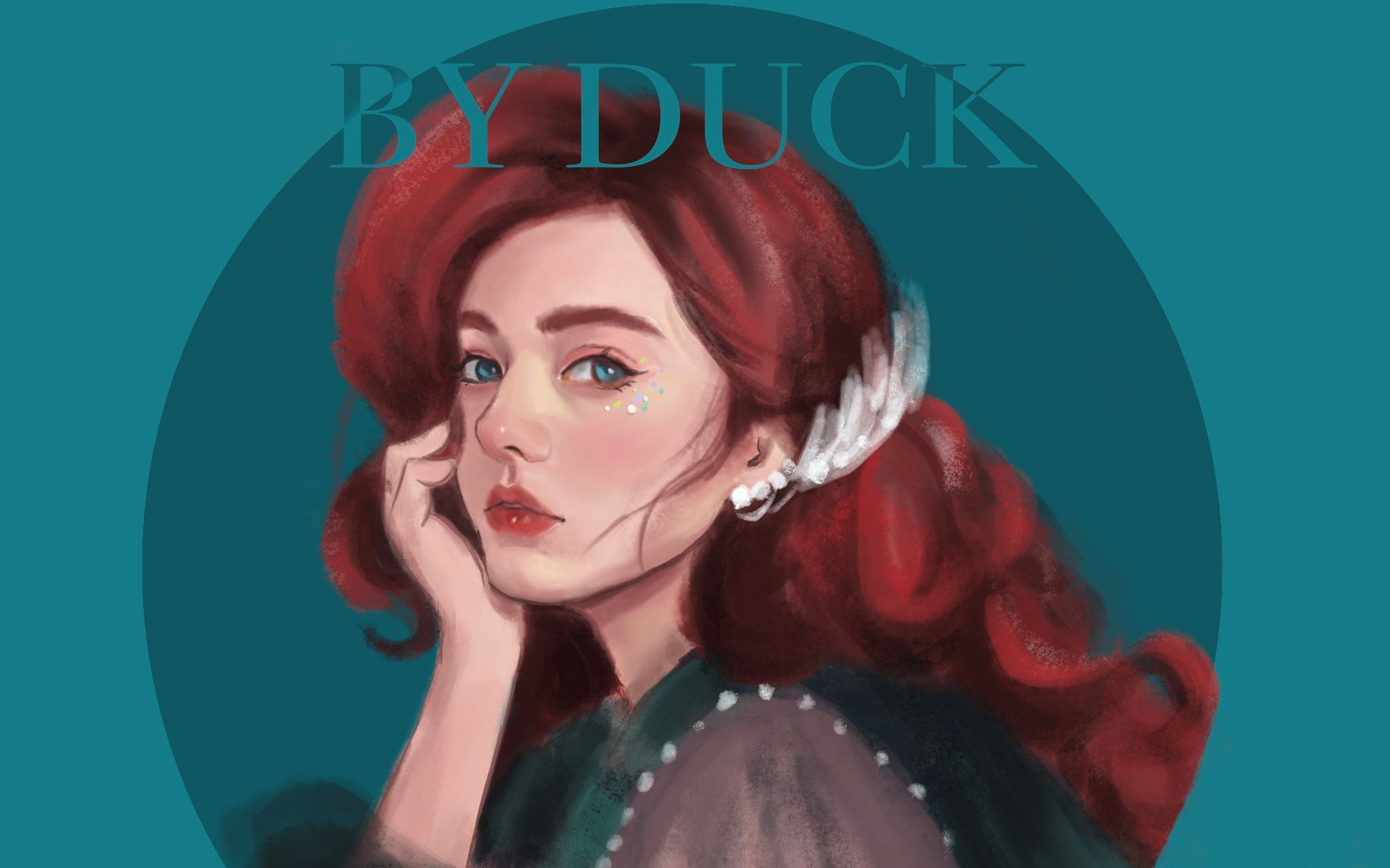 procreate大美人鱼爱丽儿